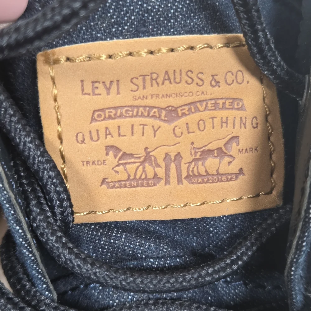 Levi's Strauss & Co Blue Denim Fabric Chukka Lace Up Boots Shoes Size Men's 12